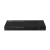 Lindy 4 Port HDMI 8K60 Splitteris ar audio, HDMI, 4x HDMI, 3,5 mm, 7680 x 4320 pikseļi, melns, metāls