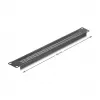 Aklais panelis DeLOCK 67035 melns metāla 44 mm x 482 mm x 11 mm