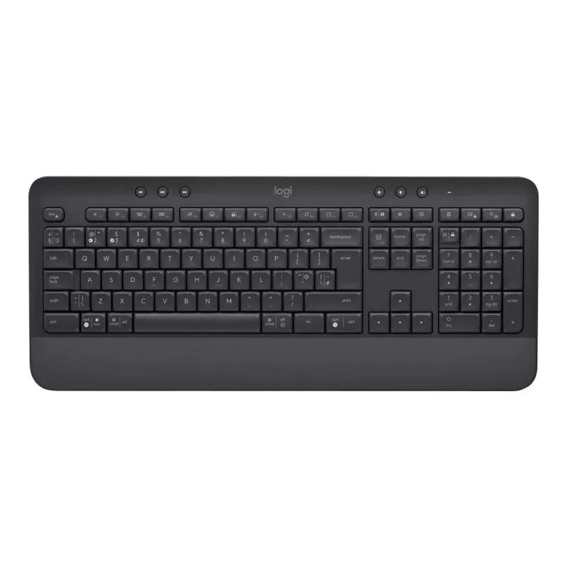 Logitech Signature K650 - Tastatūra - Bezvadu - Bluetooth 5.1 - QWERTZ - Zviedru - Grafīta
