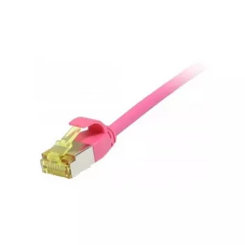 komutācijas kabelis RJ45, CAT6A 500Mhz, 0,15m, fuksīna, U/FTP, plāns apaļš d=3,8mm, TPE/LSZH(Superflex), AWG32, ar Cat.7 neapstrādātu kabeli, Synergy 21 (S217380V3)