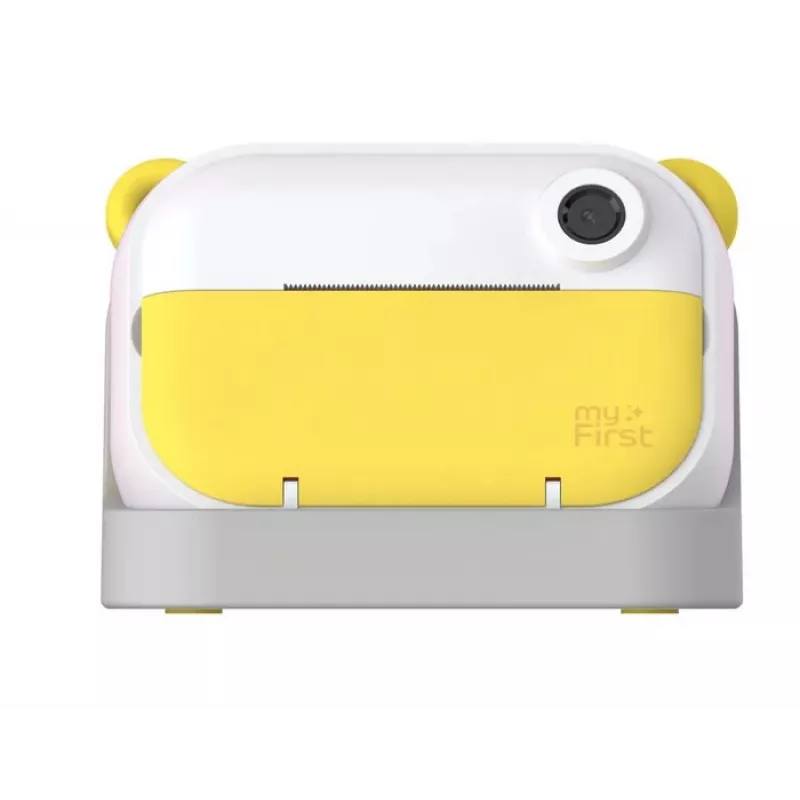 Bērnu digitālā kamera Xrec myFirst Insta Wi, modelis FC2402SA-YW01, no 3 gadiem, 232 g, pelēka/balta/dzeltena