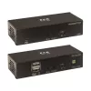 Eaton Tripp Lite Series DisplayPort uz HDMI pagarinātāja komplekts pa Cat6 ar KVM atbalstu, 4K 60Hz, 4:4:4, USB, PoC, HDCP 2.2, līdz 230 pēdām, TAA - Paplašinājums video/audio, HDMI, Di