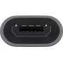 Goobay USB 2.0 Hi-Speed adapteris, pelēks, pelēks - USB-C™ ligzda > USB 2.0 Micro spraudnis (B tips) (55553)