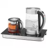 ProfiCook PC-TKS 1056 elektriskā tējkanna 1.7 L Melna, nerūsējošais tērauds, Caurspīdīga