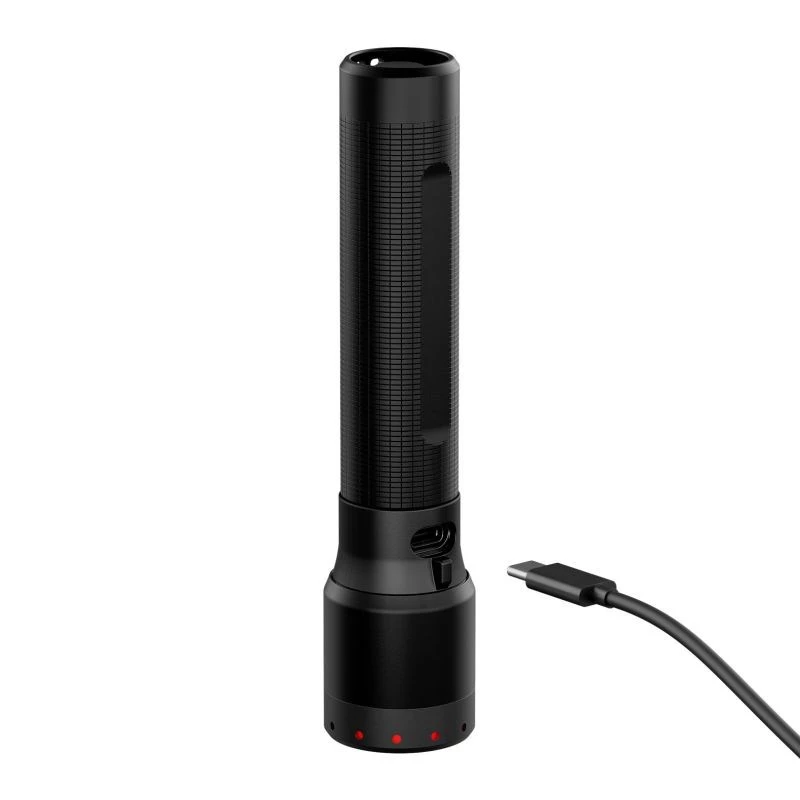Rokas lukturītis Ledlenser P7R melns uzlādējams LED 1000 lūmenu, 3.7V 21700, IP68, 159 mm, 360 g