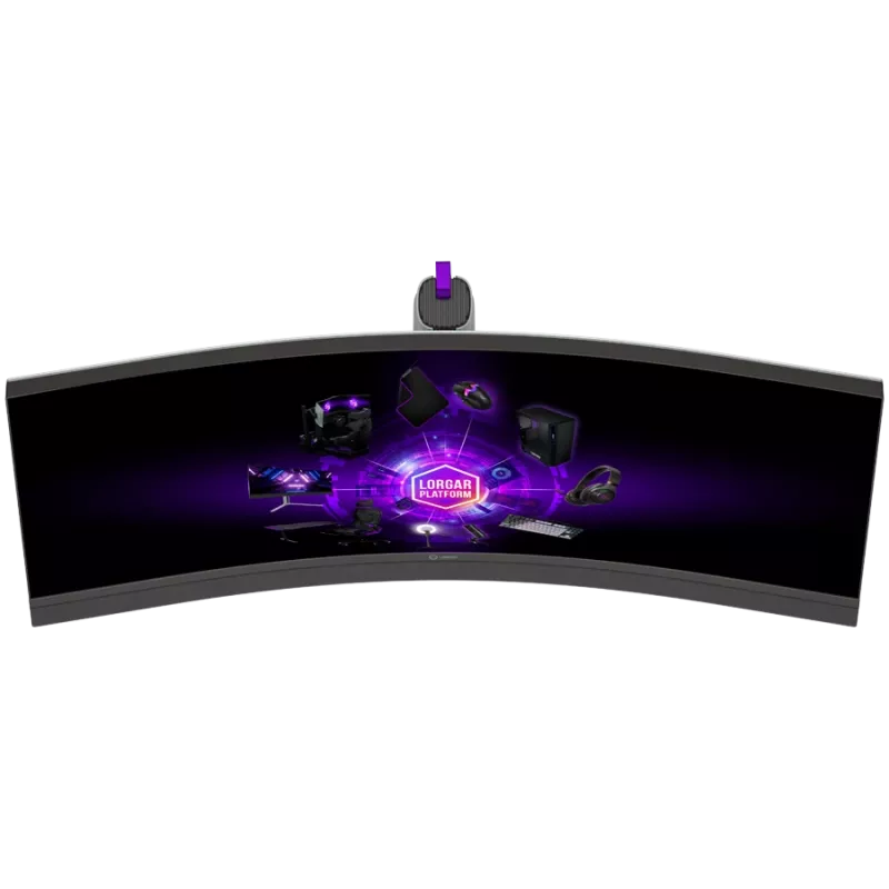 LORGAR 34MP1, UWQHD MiniLED Gaming Monitor Pro, 34'' (3440*1440) VA izliekts monitors, melns/piena pelēks