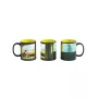 Heat Reveal Mug Good Loot Cyberpunk 2077 Game Art Chronicles - V & Edward Hopper 450 ml Melna, dzeltena