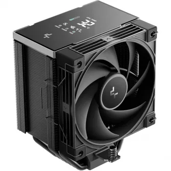 Gaisa dzesētājs DeepCool AK700 Digital NYX, 120 mm ventilators, maks. gaisa spiediens 5.13 mmH2O, 98×126×157 mm, melns