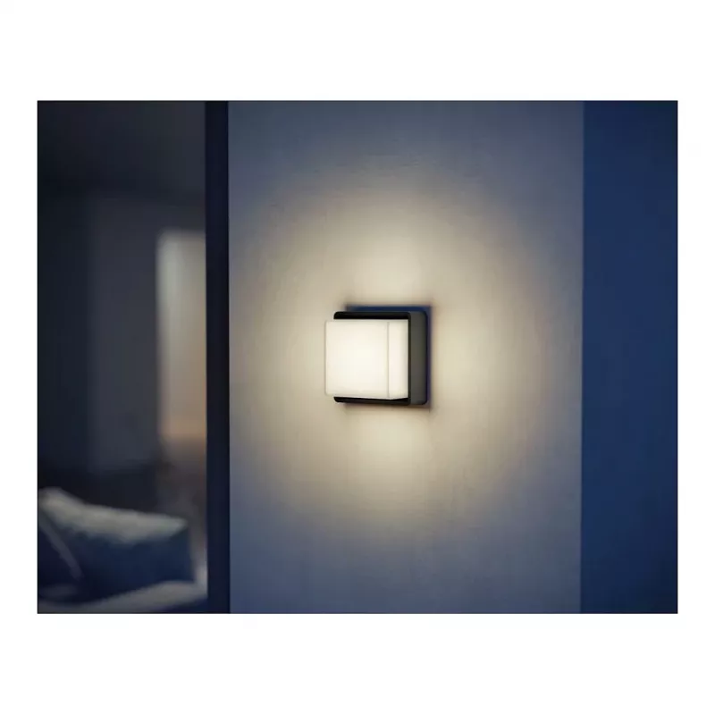 Āra sienas gaismeklis Steinel L 845 SC, nemaināms LED 9 W, antracīta krāsā, alumīnijs/plastmasa, 160°/5 m