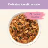 Purina Cat Chow Sensitive Gig ar lasi un cukīni mērcē - mitrā barība kaķiem - 85 g