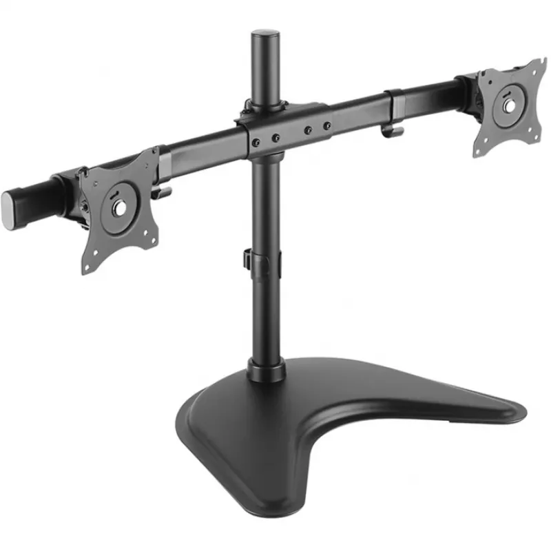 HAGOR HA FS - Montāžas komplekts (galda turētājs) - 2 LCD displejiem - Melns - Ekrāna izmērs: 38-68 cm (15-27)