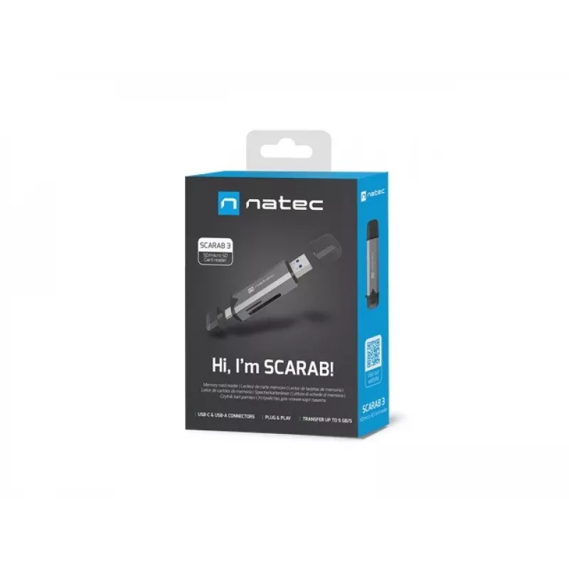 Karšu lasītājs SCARAB 3 USB A/C SD/MICRO USB 3.