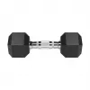 Gumijotas čuguna hanteles HEX 2x6 kg REBEL ACTIVE