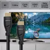 HDMI 2.1 kabelis QOLTEC 5 m — 48 Gbit/s, 8K@60Hz, 26AWG, zeltīti savienotāji