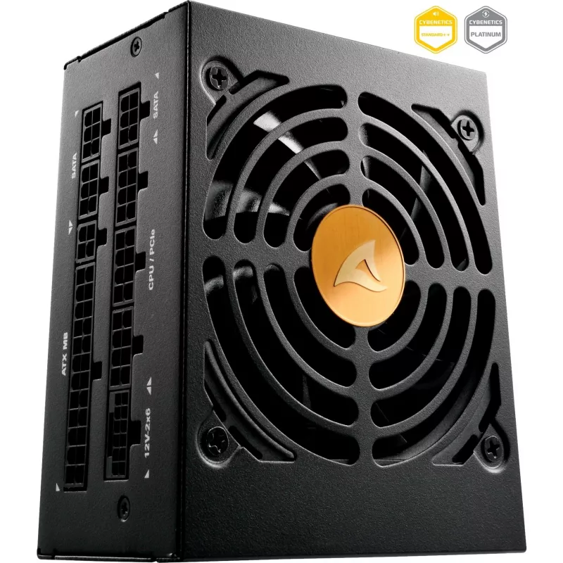 Sharkoon Rebel P20 SFX barošanas bloks 850 W 24-pin ATX Melns