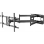 Wentronic Goobay TV sienas turētājs Pro FULLMOTION XLWideRange 43-90 collu šķērveida sviras grozāms/noliecams (71197)
