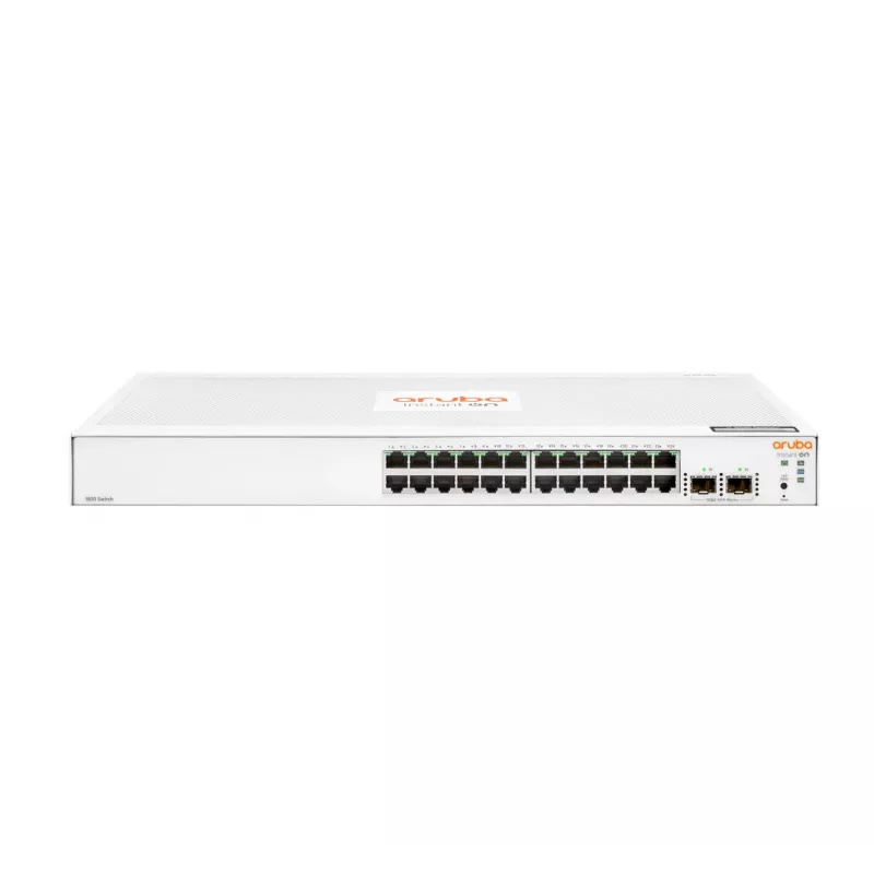 HPE Aruba Networking Aruba Instant On 1830 24G 2SFP Pārvaldāms L2 Gigabit Ethernet (10/100/1000) 1U