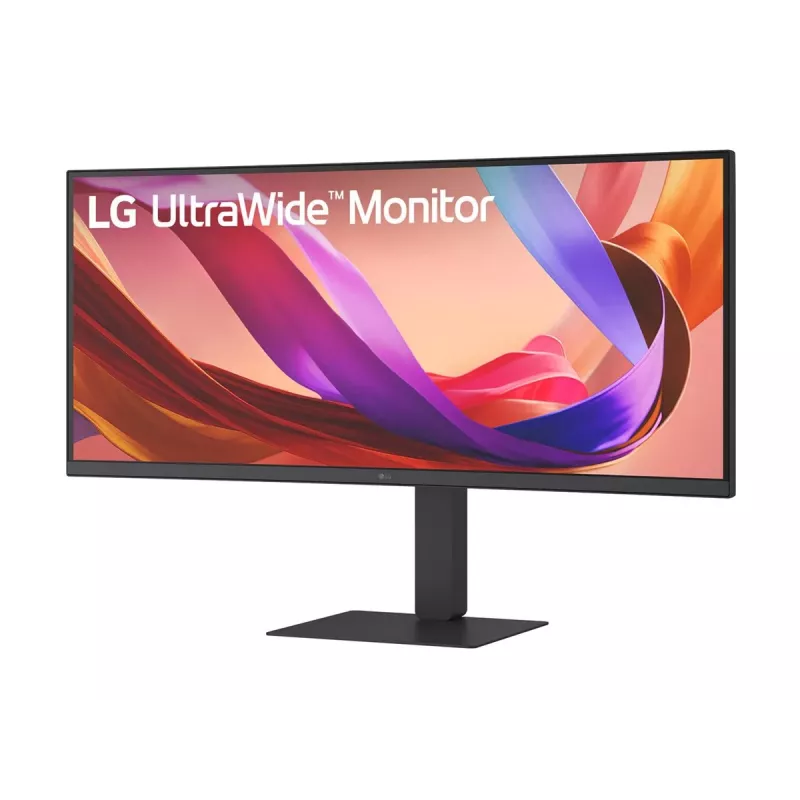 LG 34 collu 21:9 UltraWide WQHD (3440x1440) IPS monitors ar HDR10 un sRGB 99% (tip.), Visu vienā USB-C savienojamība