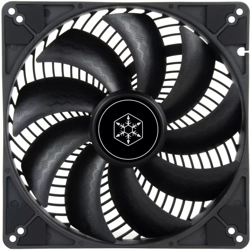SilverStone SST-AP184i-PRO 180 mm korpusa ventilators, melns