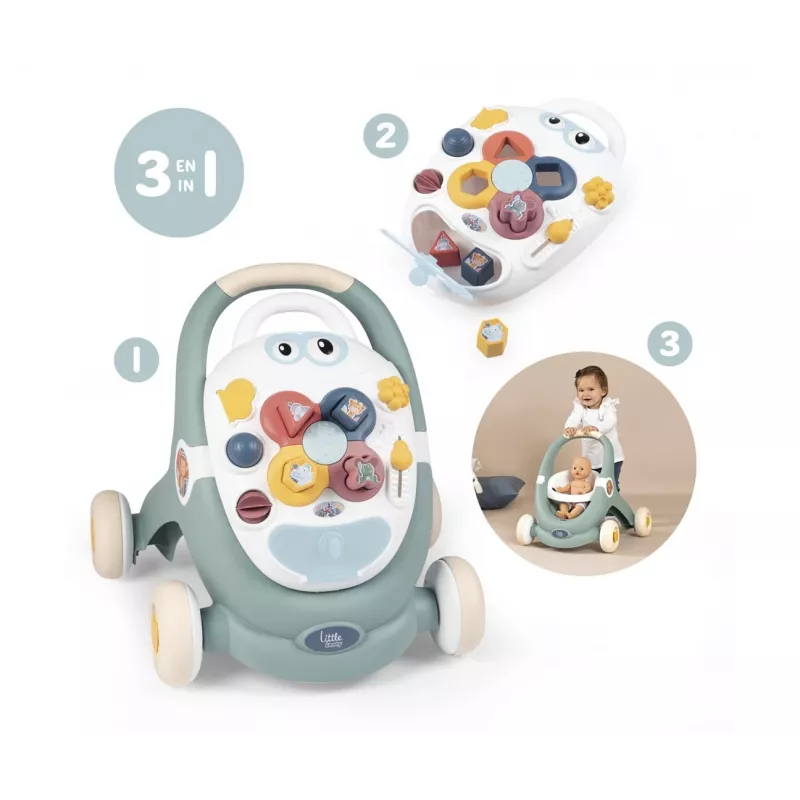 Smoby Dickie Little 3 in 1 Trotty Walker 12 mēneši+