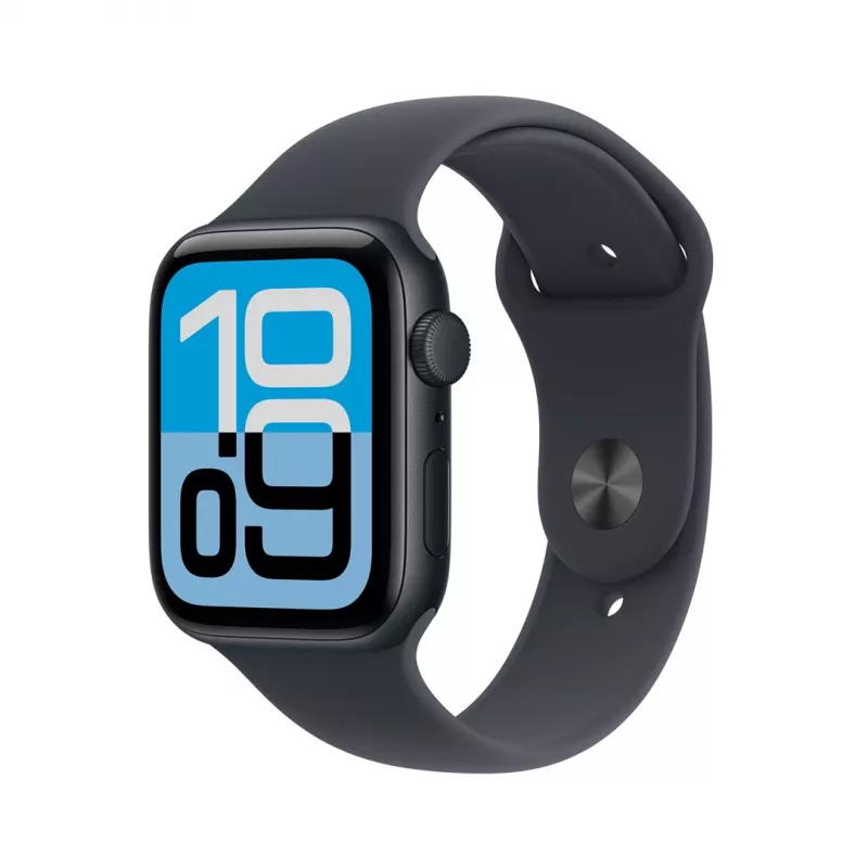 Apple Watch SE (3. paaudze) SE 3 GPS 44mm Midnight Alumīnija korpuss ar Midnight Sport siksniņu - M/L