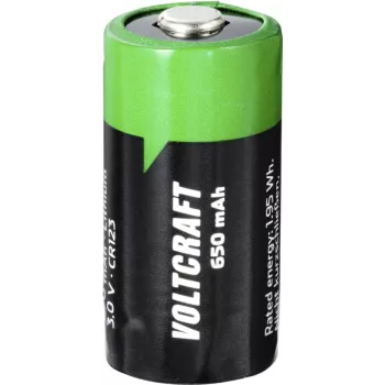 VOLTCRAFT speciālais akumulators CR 123 litija 3 V 650 mAh (VC-12713995)