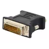 Kabeļu savienotāju adapteris DVI-A VGA 15-pin Gembird A-DVI-VGA-BK