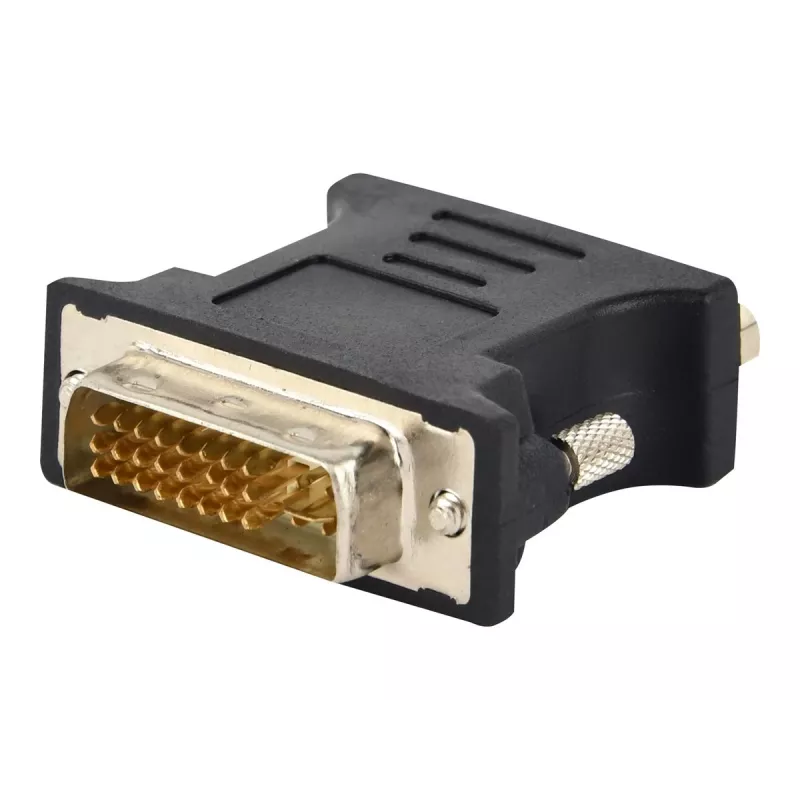 Kabeļu savienotāju adapteris DVI-A VGA 15-pin Gembird A-DVI-VGA-BK