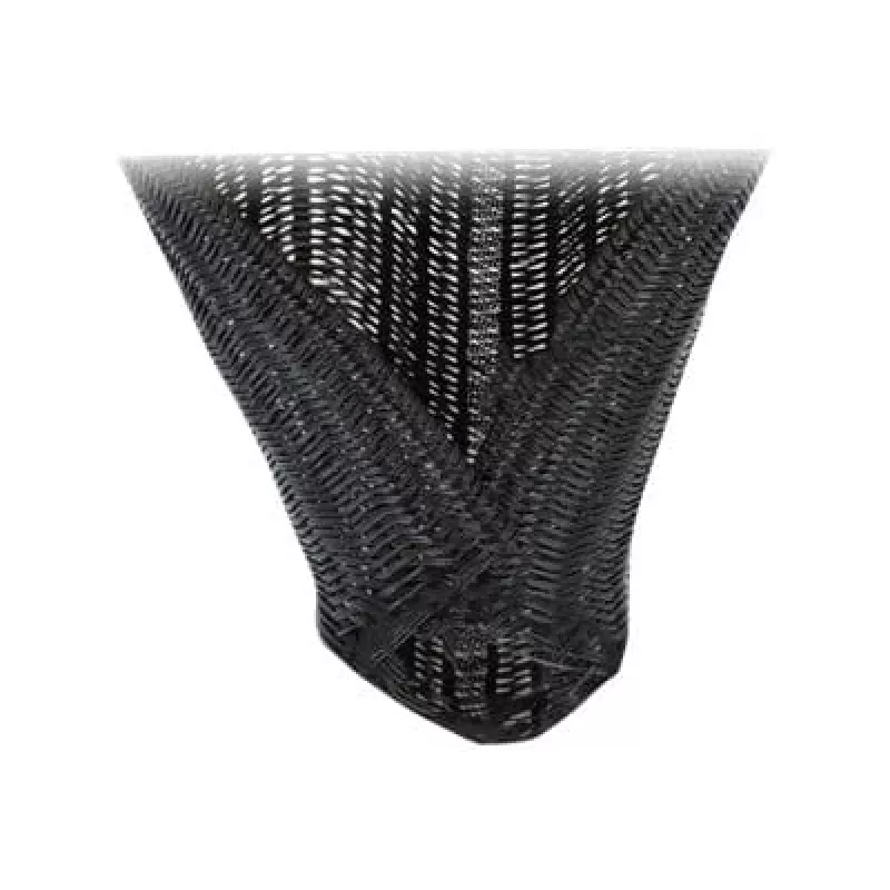 Pītais aizsargapvalks DeLOCK 19047 10 m x 25 mm melns
