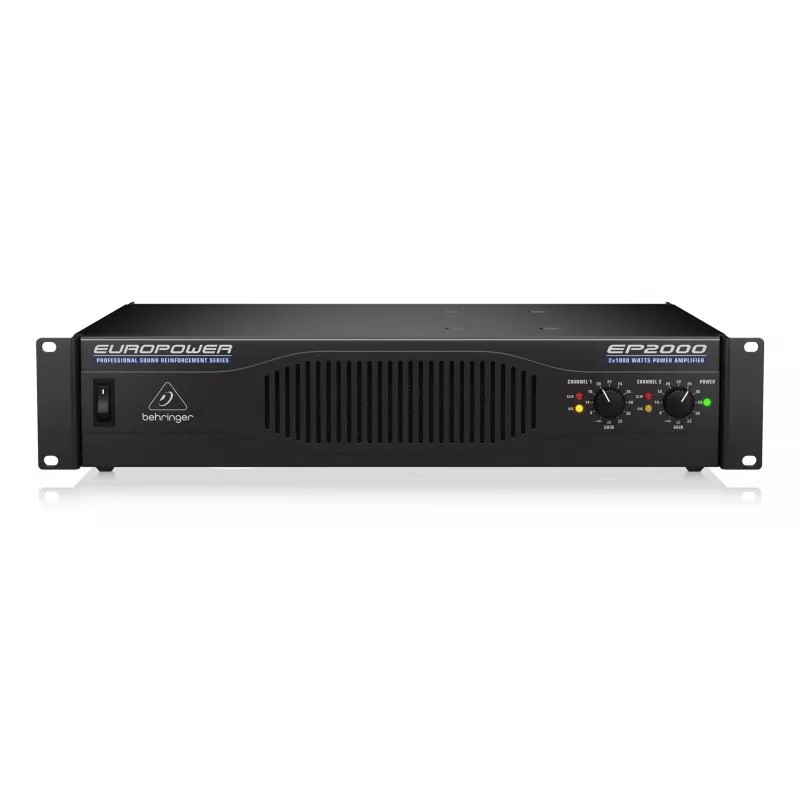 Behringer EP2000 audio pastiprinātājs Performance/stage Melns
