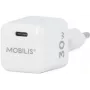 Mobilis Nano sienas lādētājs - 30W - USB C - GaN - Ražots Francijā (001383)