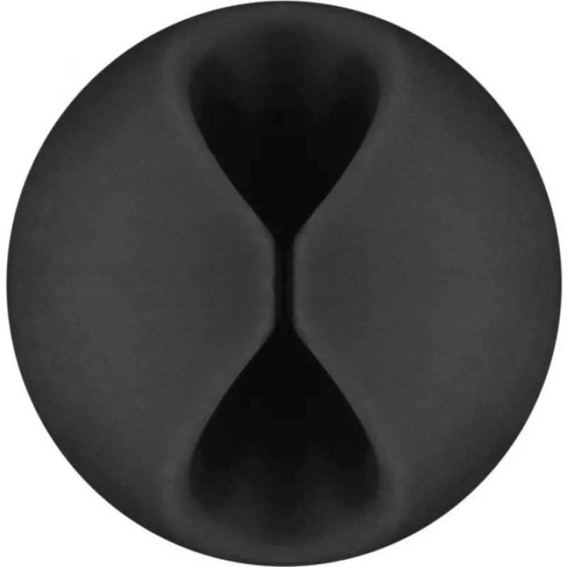 Kabeļu klips Goobay 70683 Galds Siena Melns 5 gab.