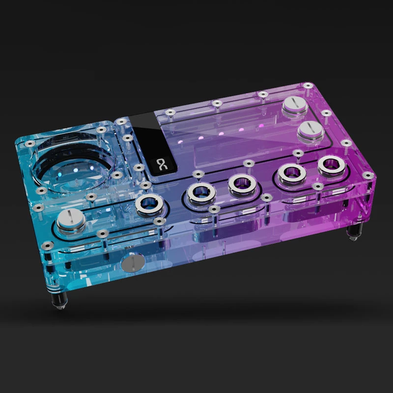 Rezervuārs Alphacool Core Distro Plate caurspīdīgs akrils 125x240x68.8mm