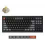 Mehāniskā tastatūra Keychron V3 Ultra 8K — Vadu un Bluetooth, QWERTY izkārtojums, RGB LED, Melna