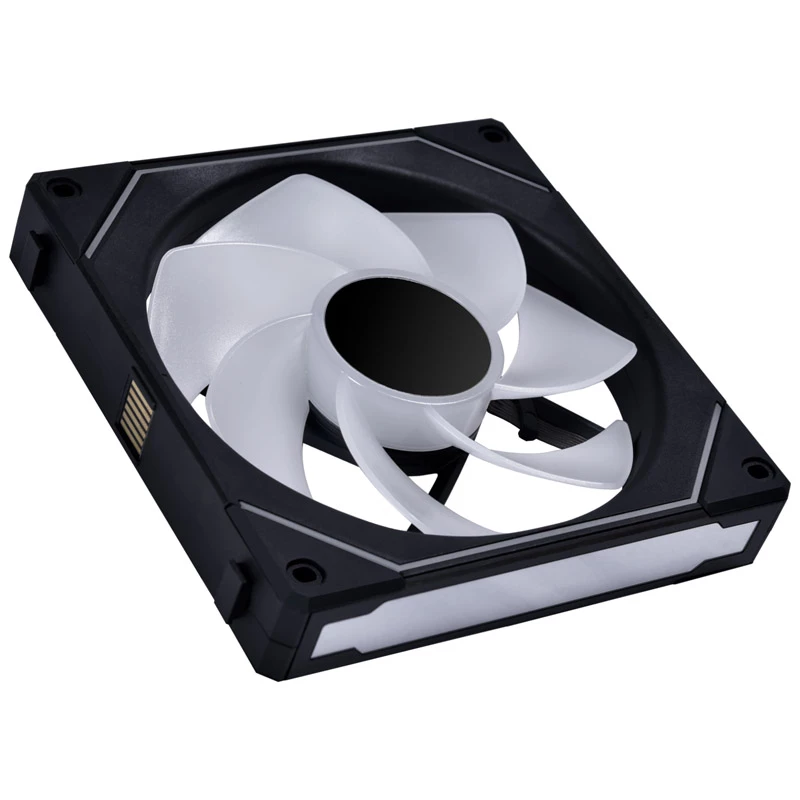 140mm Lian Li UNI FAN SL-INF Reverse Blade RGB korpusa ventilators, modelis UF-RSLIN140-1B