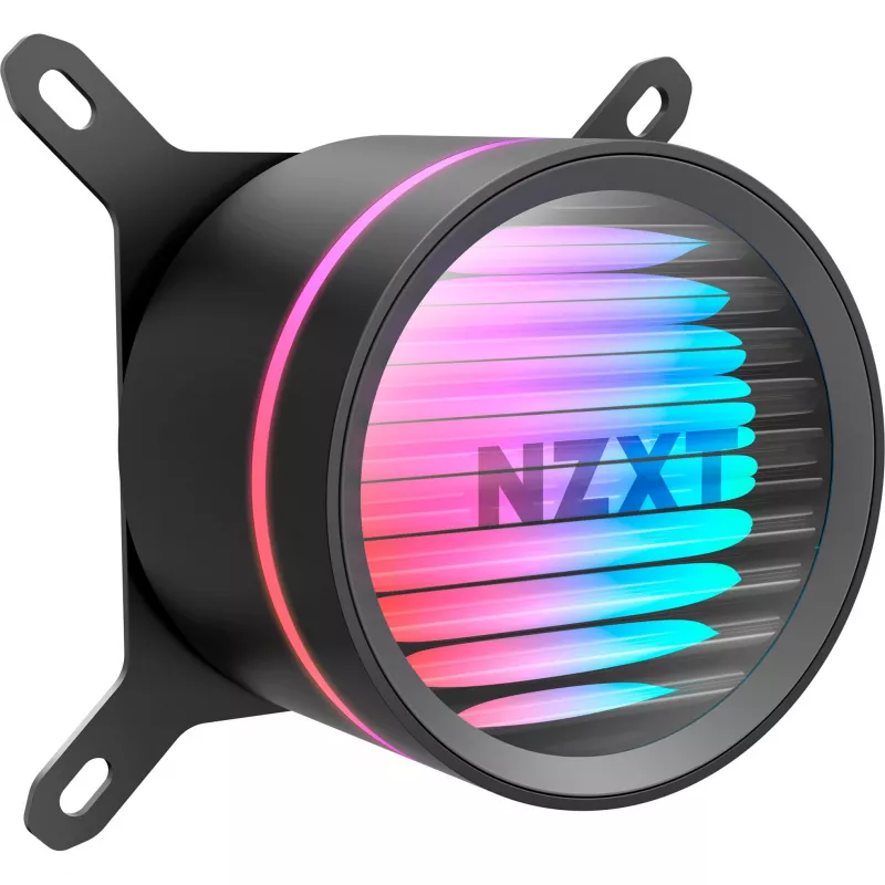 Šķidruma CPU dzesētājs NZXT Kraken Core RGB 240 — Daudzfunkcionāls 240 mm radiators, RGB apgaismojums, melns