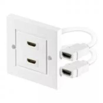 Wentronic Goobay HDMI™ sienas kārba - 2 x HDMI™ A-ligzda > 2 x HDMI™ A-ligzda (51723)