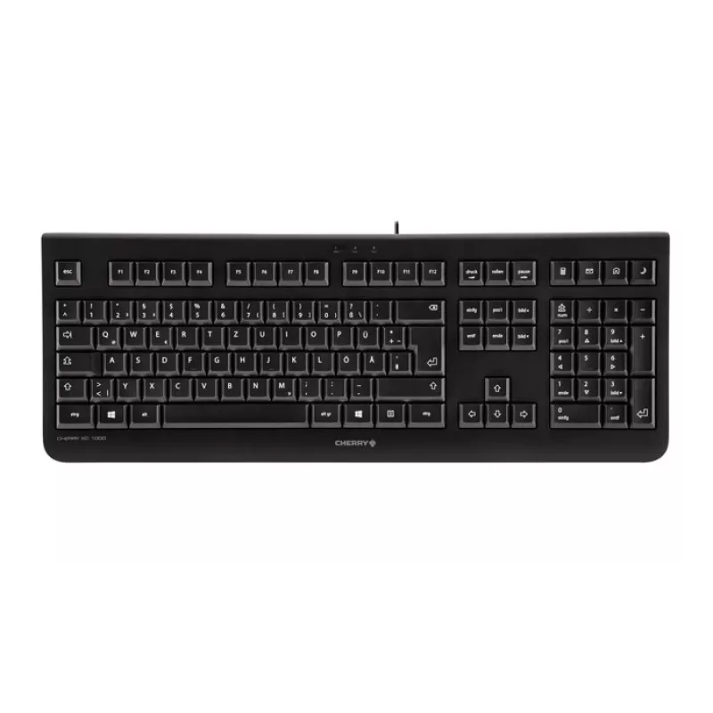 CHERRY KC 1000 klaviatūra Universāla USB QWERTY Itāliešu Melna