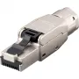 Goobay CAT 8.1 STP ekranēts, lauka montāžas RJ45 spraudnis (61130)