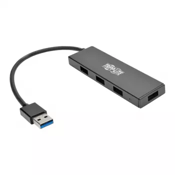 4-Portu īpaši plāns pārnēsājams USB 3.0 SuperSpeed centrmezgls U360-004-plāns