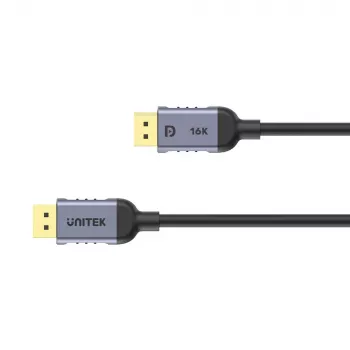 UNITEK C1628GY01-5M DisplayPort kabelis, melns/pelēks