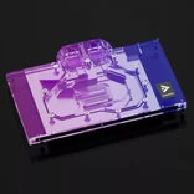 GPU ūdens bloks Barrow MSI Suprim 5090 Melns — pilna pārklājuma dzesēšana grafikas kartēm