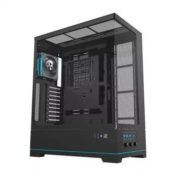 Datorkorpuss darkFlash DY451L PRO Melns ATX melns