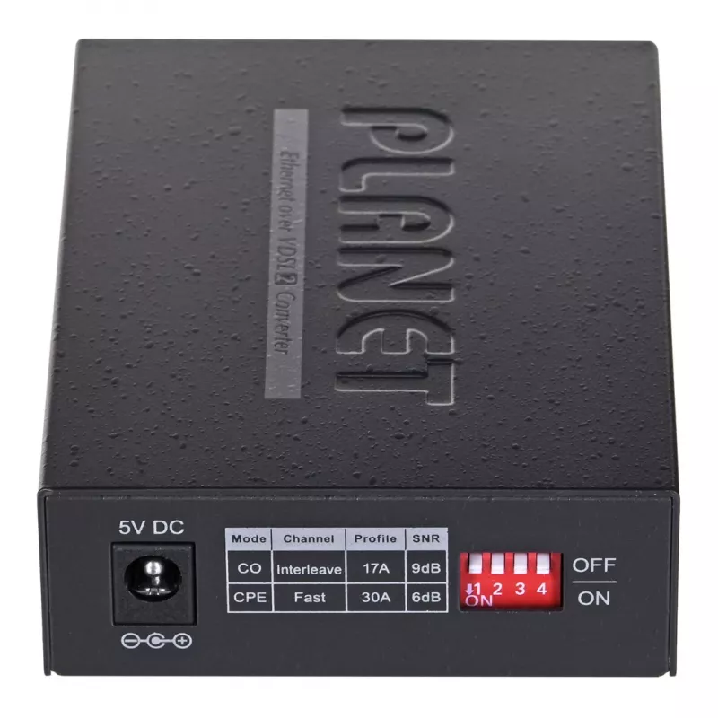 Planet VC-231G tilts/atkārtotājs 1000 Mbit/s tīkla tilts Melns