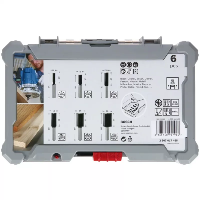 Bosch 2607017466 Uzgaļu komplekts 6 gab.
