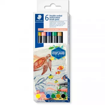 Krāsaino zīmuļu komplekts Staedtler Design Journey Around the world Australien 3001 C6-2 – jauktas krāsas, koka zīmuļi