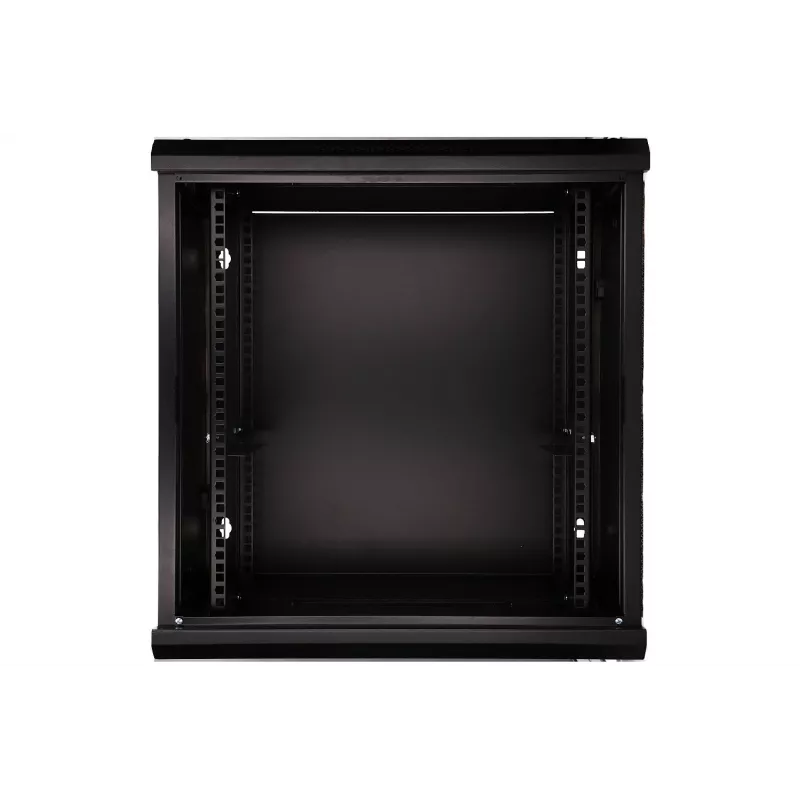 Pie sienas stiprināms statīvs Extralink Rackmount cabinet 12U 600x600 Melns
