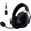 BlackShark V3 Pro, spēļu austiņas melnas, ANC, 2,4 GHz dongle, Bluetooth, USB, 3,5 mm ligzda