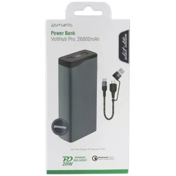 Portatīvais akumulators 4smarts VoltHub Pro 26800 mAh