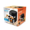 Karstā gaisa fritieris ESPERANZA EKA005, 8 L tilpums, 1600 W, skārienvadība, 10 programmas, nerūsējošais tērauds, melns
